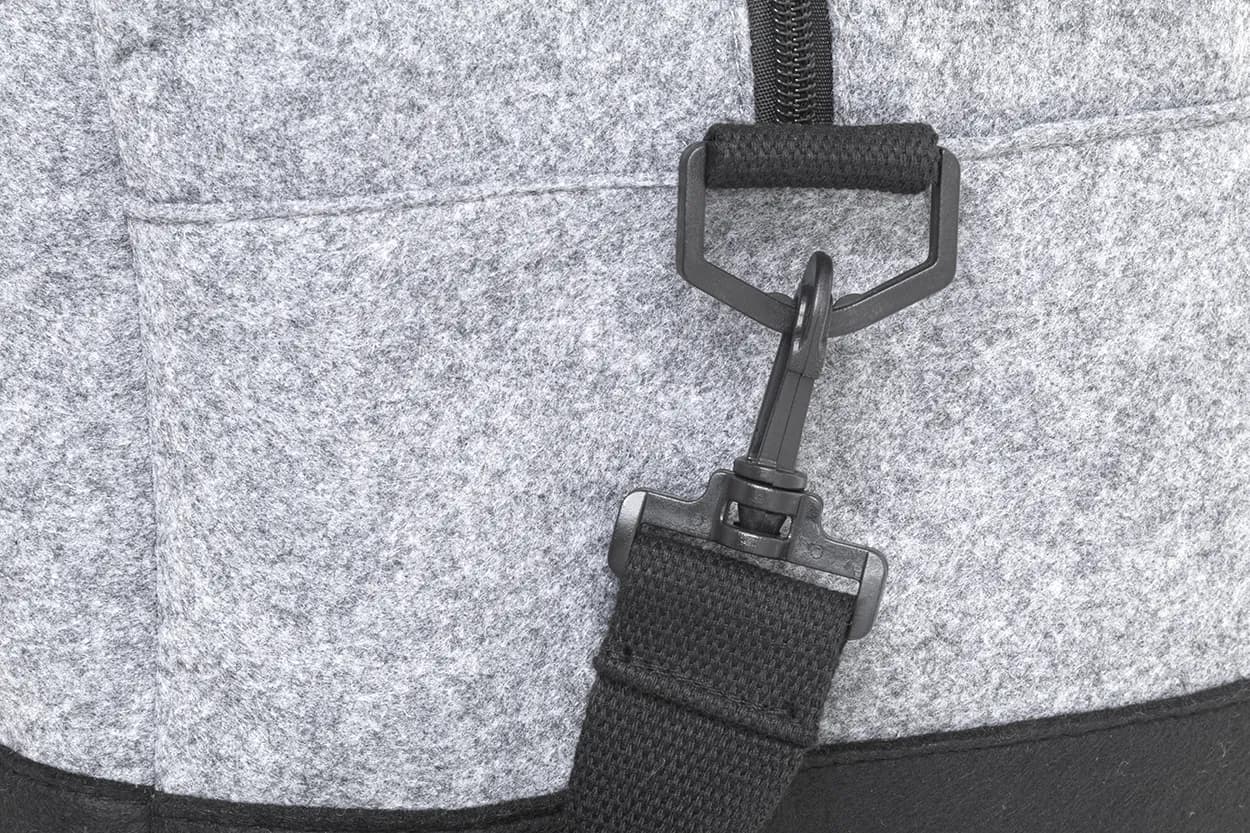 RPET-Filz-Sporttasche - Refelt Travel - grau (-77)