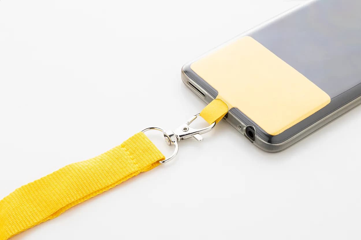 RPET-Handyhalter-Lanyard - Revent Call - gelb (-02)