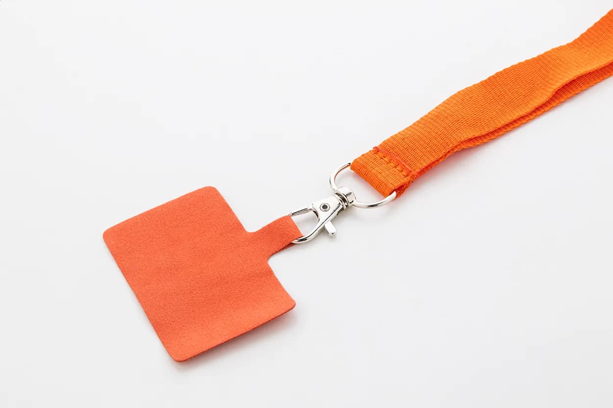 RPET-Handyhalter-Lanyard - Revent Call - orange (-03)