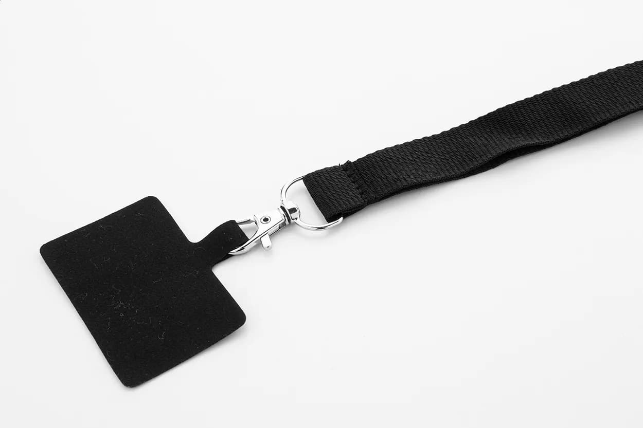 RPET-Handyhalter-Lanyard - Revent Call - schwarz (-10)