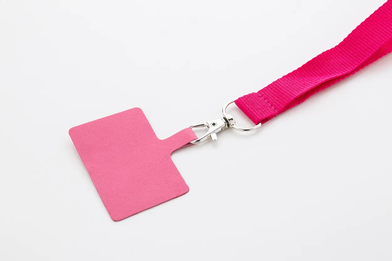 RPET-Handyhalter-Lanyard - Revent Call - pink (-25)