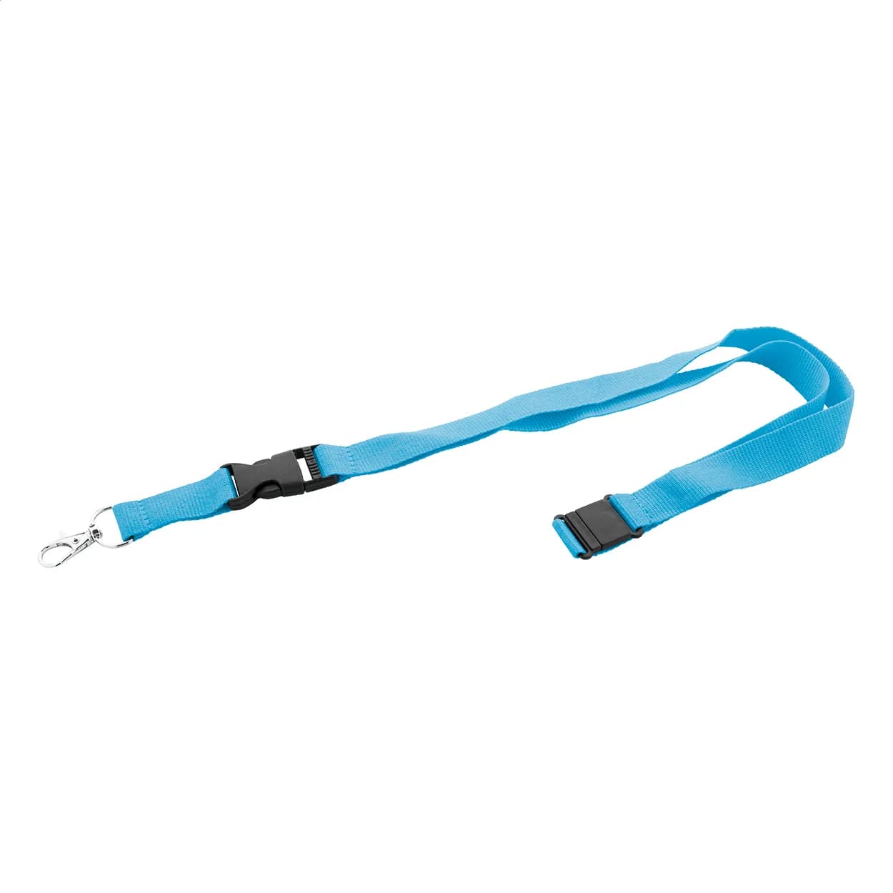 Lanyard aus RPET - Revent Plus - hellblau (-06V)