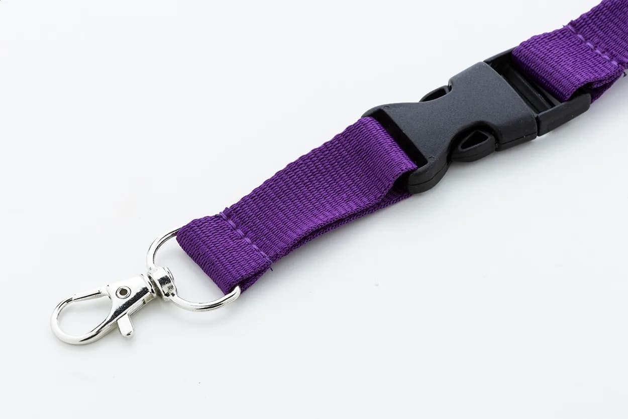 Lanyard aus RPET - Revent Plus - lila (-13)