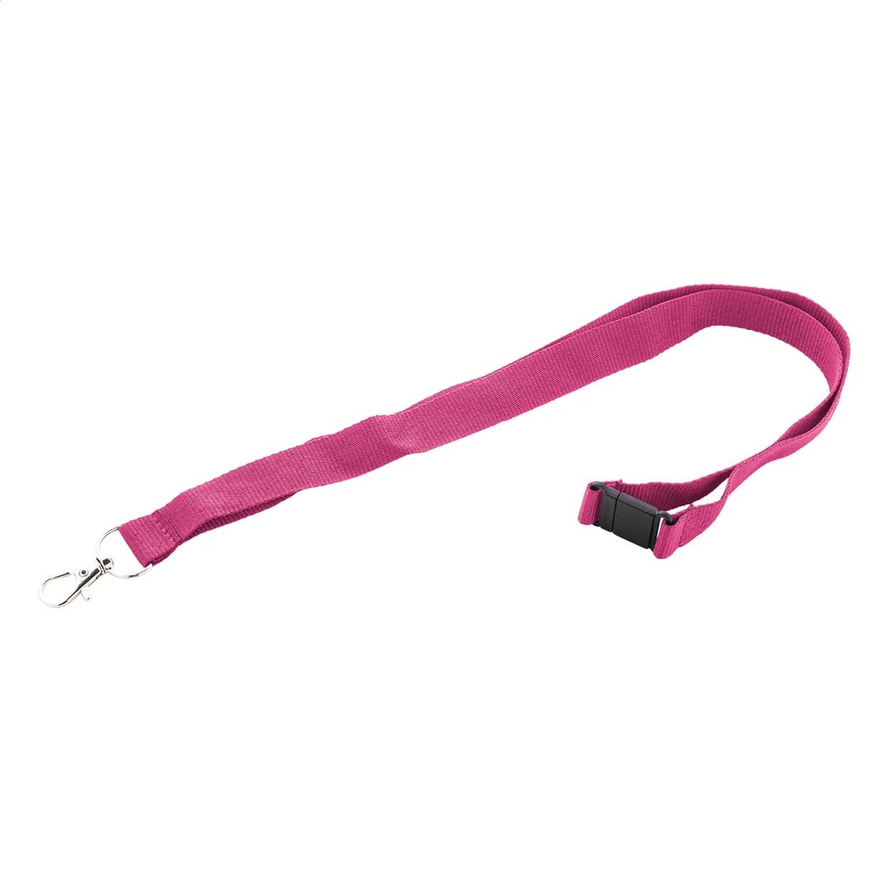 Lanyard aus RPET - Revent - pink (-25)