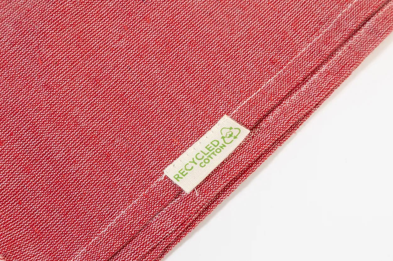 Strandtuch aus recycelter Baumwolle - Aruba - rot (-05)