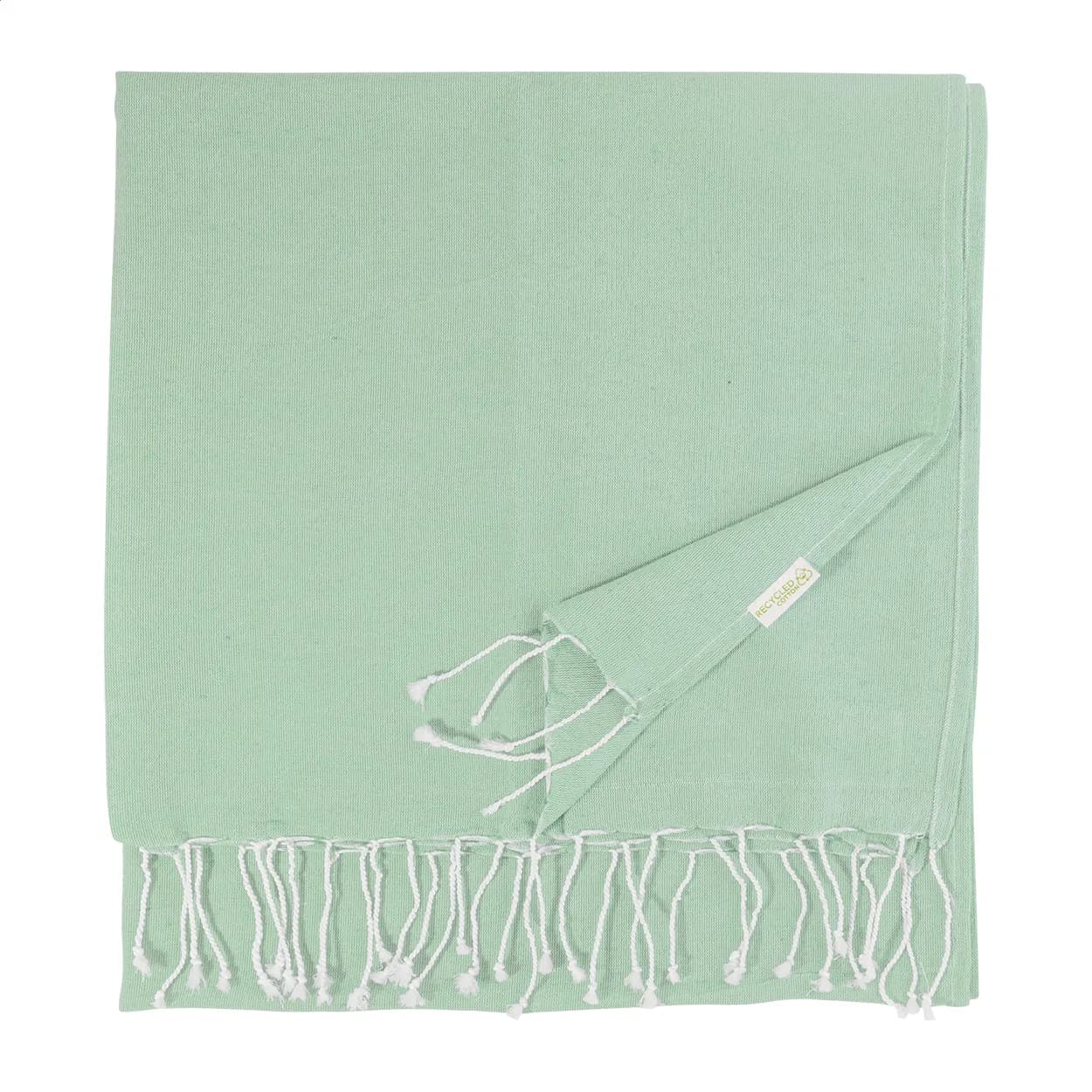 Strandtuch aus recycelter Baumwolle - Aruba - grün (-07)