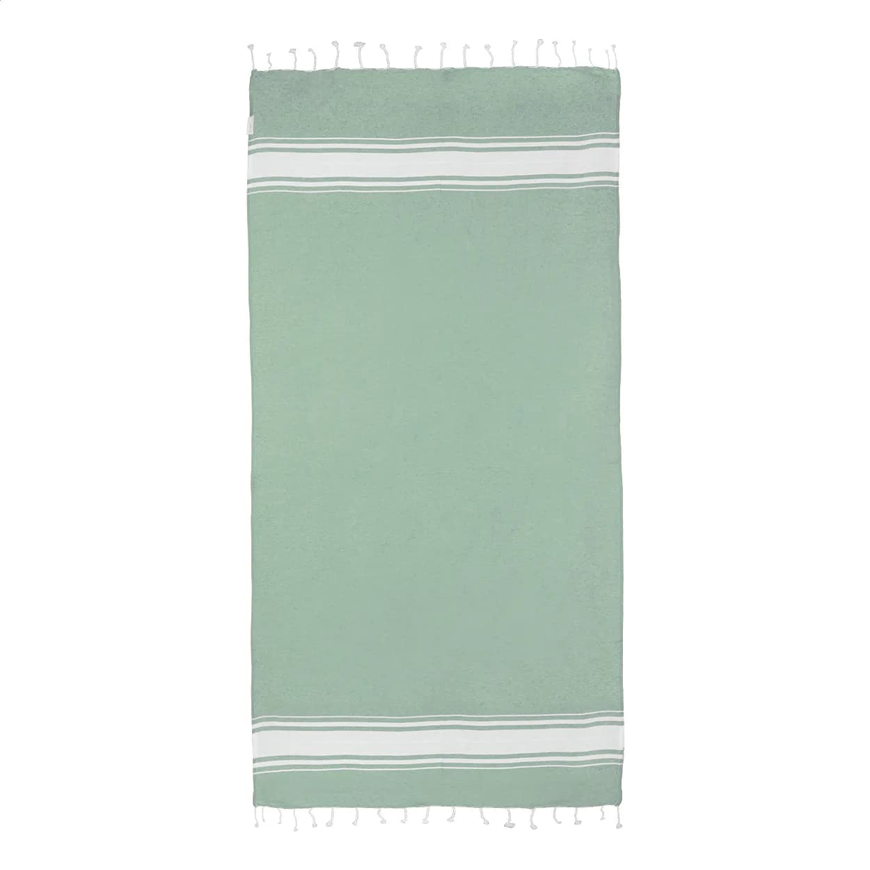 Strandtuch aus recycelter Baumwolle - Cancun - grün (-07)