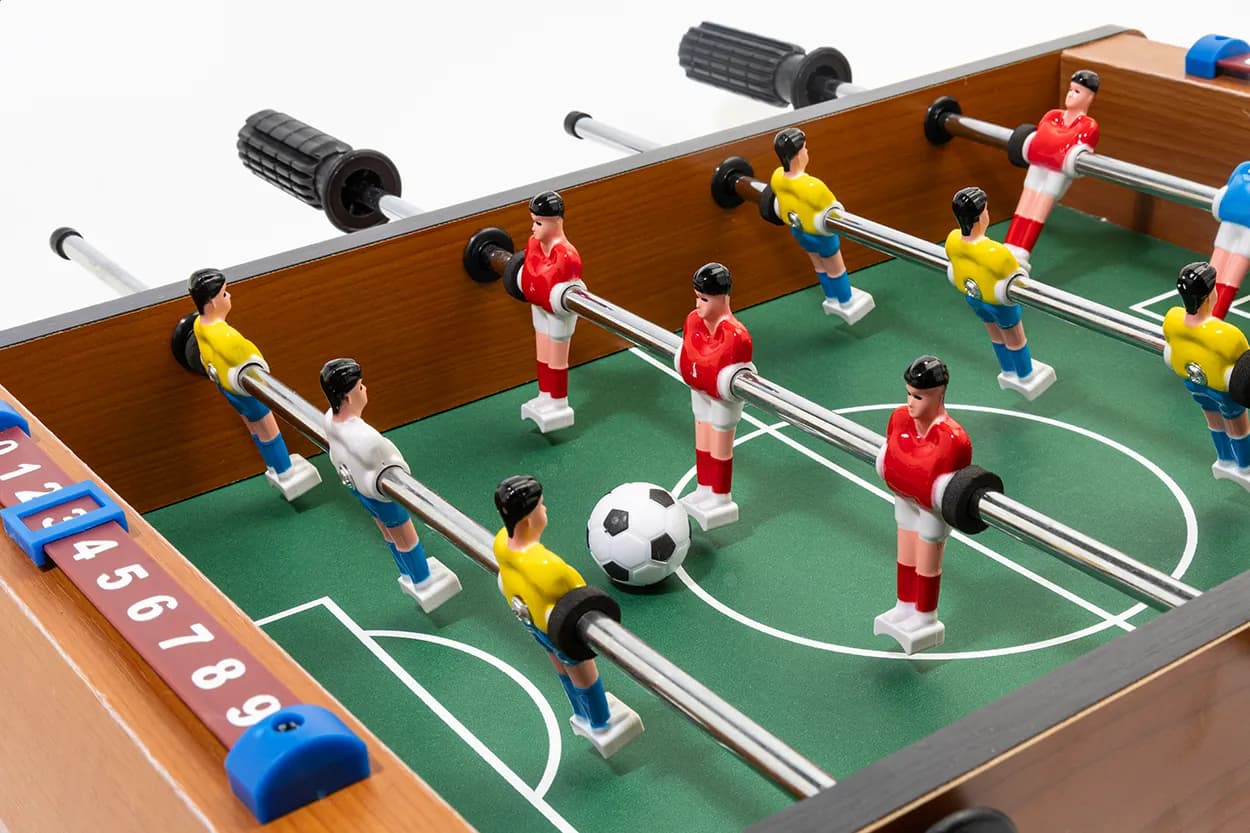 Mini-Tischkicker - DeskChamp - natur