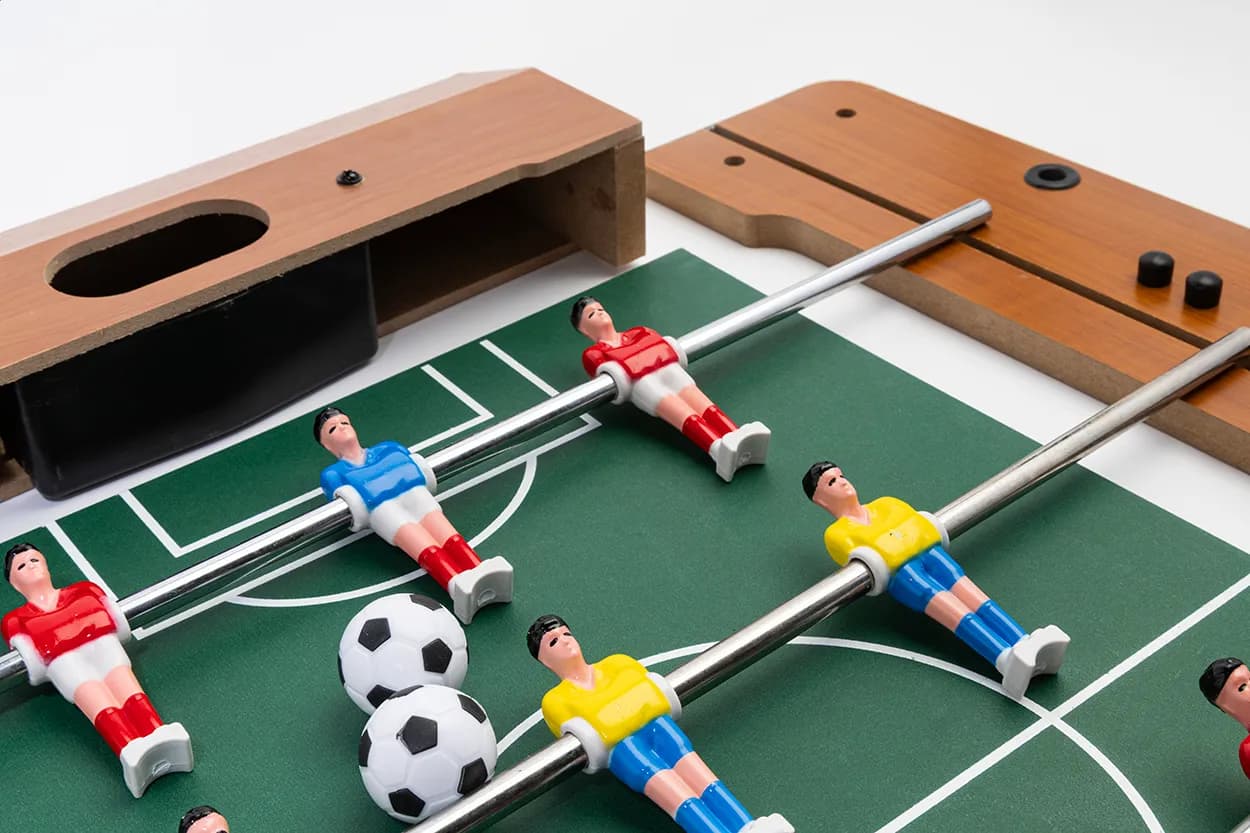 Mini-Tischkicker - DeskChamp - natur