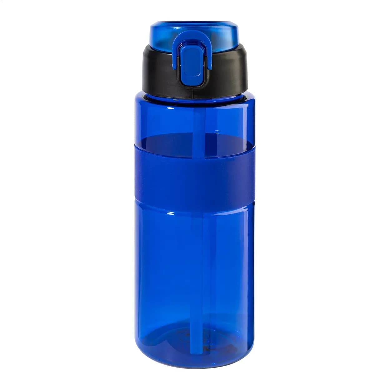 RPET Trinkflasche - Fitgrip - blau (-06)