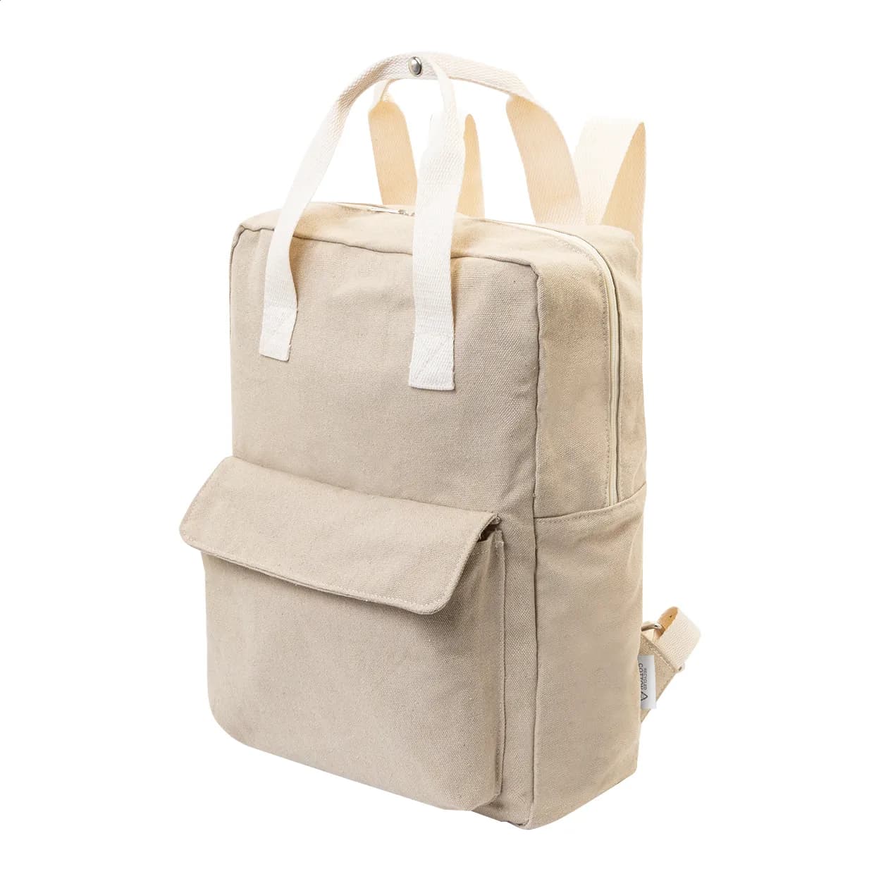 Rucksack aus recyceltem Canvas - Rekan Back - natur (-00)