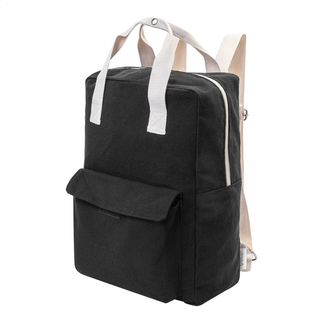 Rucksack aus recyceltem Canvas - Rekan Back - schwarz (-10)