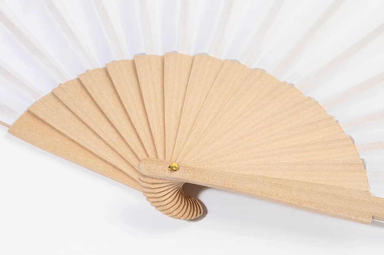 RPET Handfächer - Solana - weiß (-01)