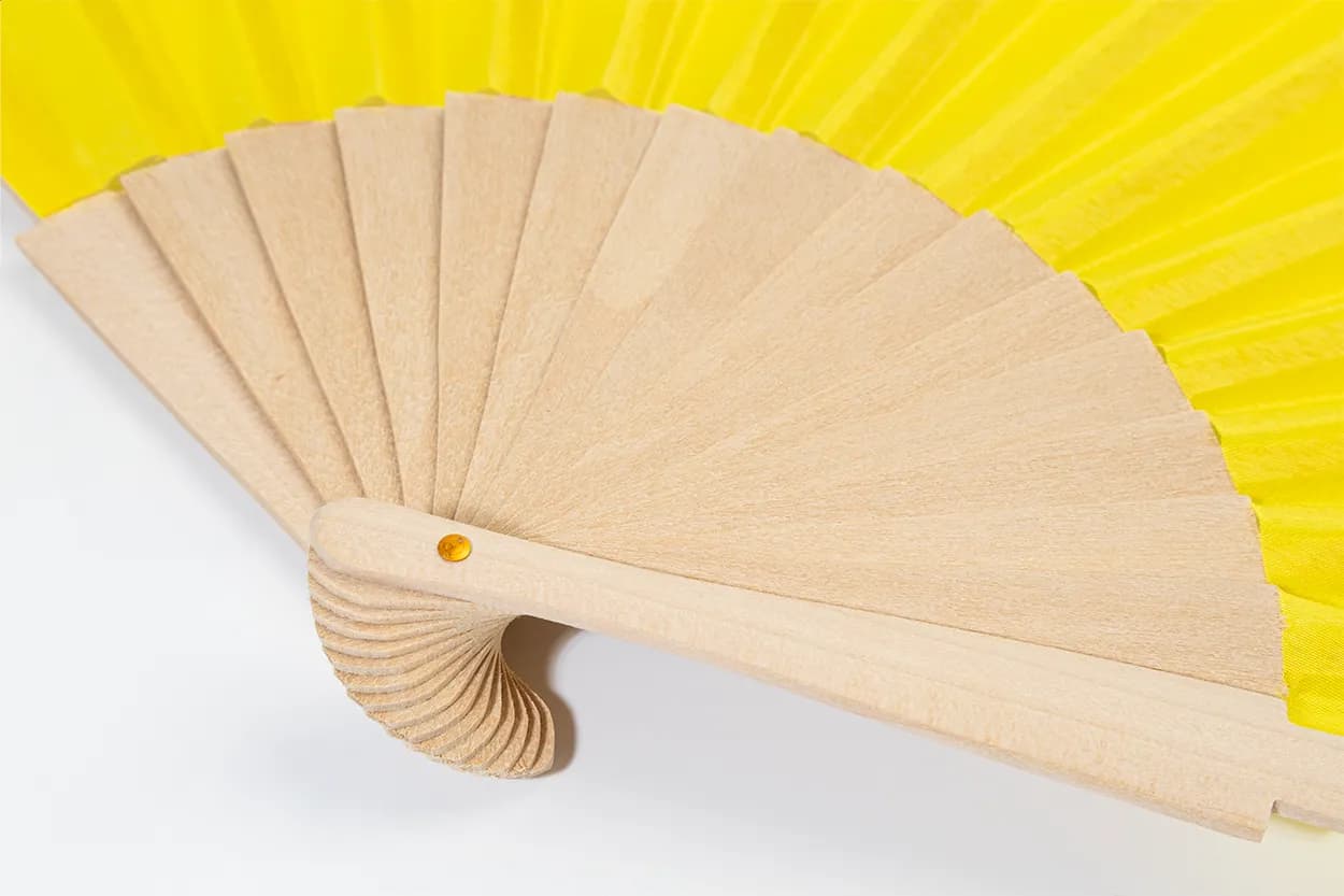 RPET Handfächer - Solana - gelb (-02)