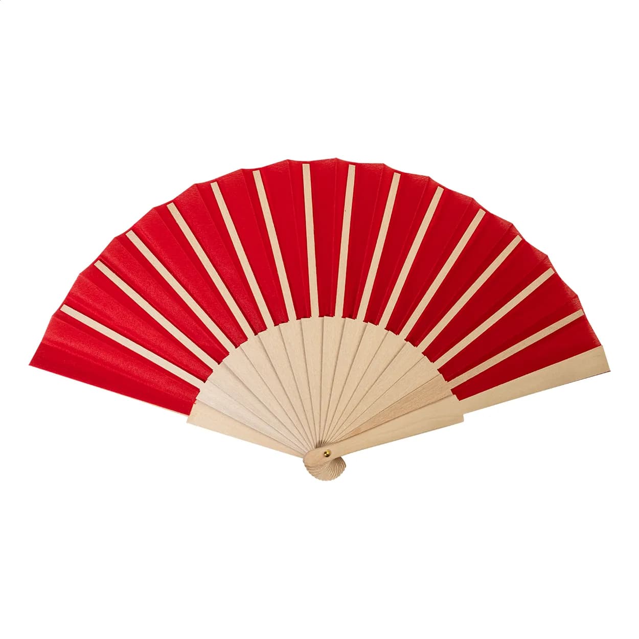 RPET Handfächer - Solana - rot (-05)