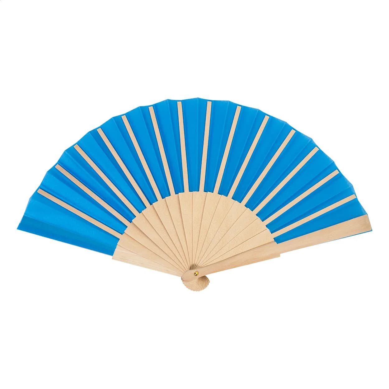 RPET Handfächer - Solana - blau (-06)