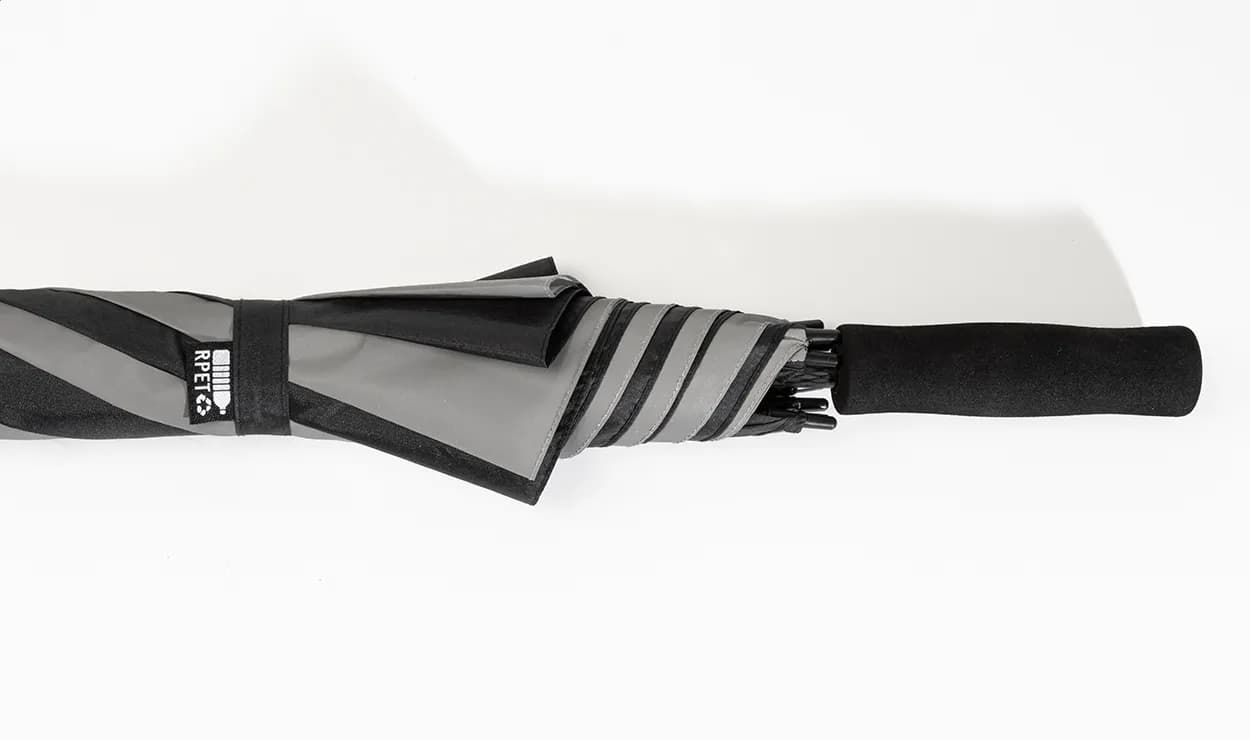 Reflektierender RPET Regenschirm - Radians XL - schwarz (-10)