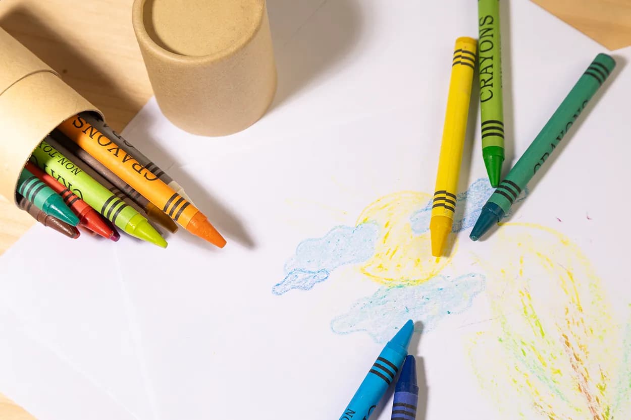 Wachsmalstifteset - Tubby - natur