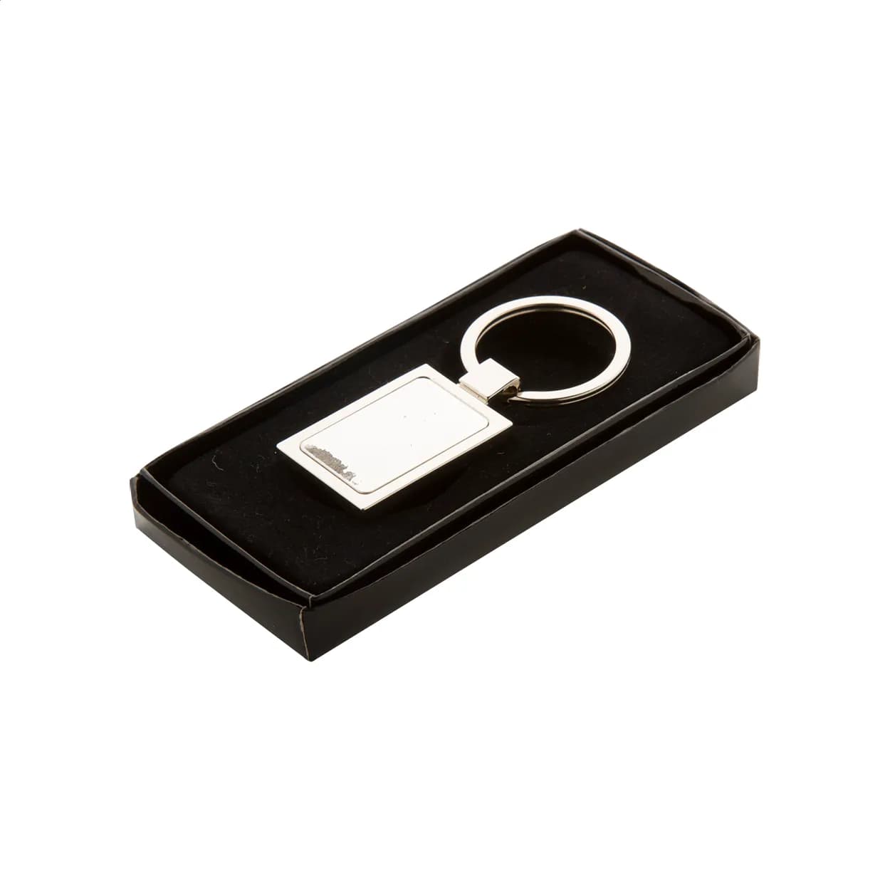 Schlüsselanhänger - Rectangle - silber