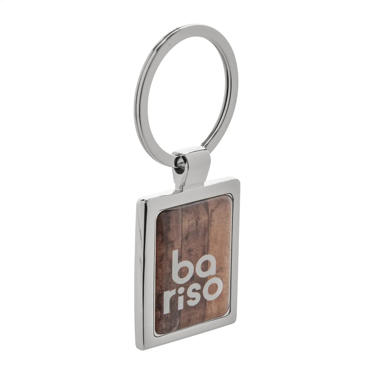Schlüsselanhänger - Rectangle - silber