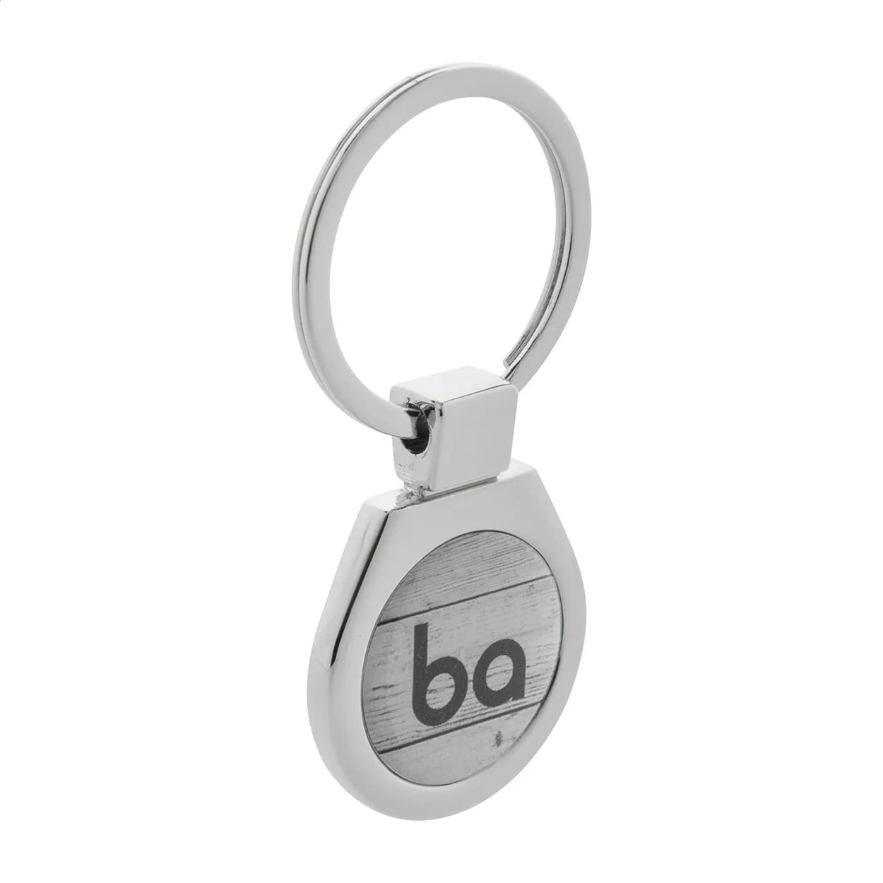 Schlüsselanhänger - Ball - silber