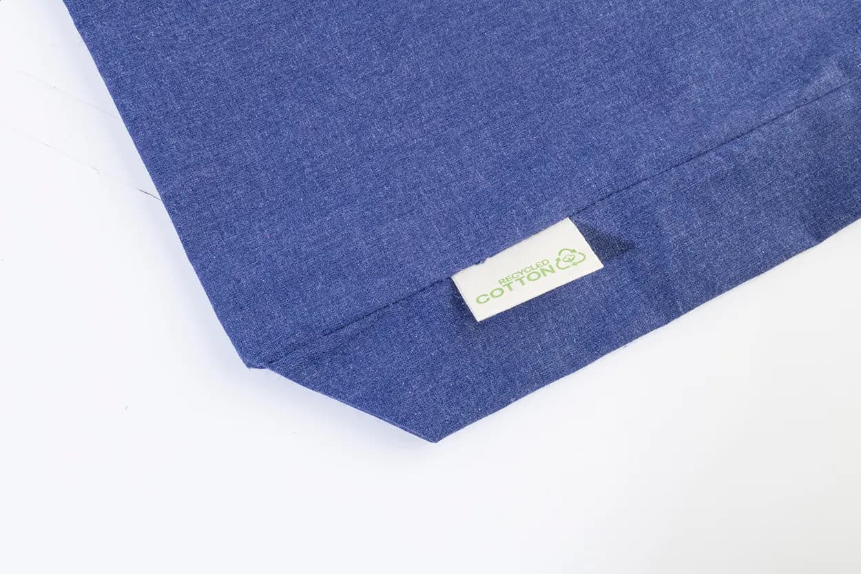 Einkaufstasche aus recycelter Baumwolle - Guspex Hue - blau (-06)