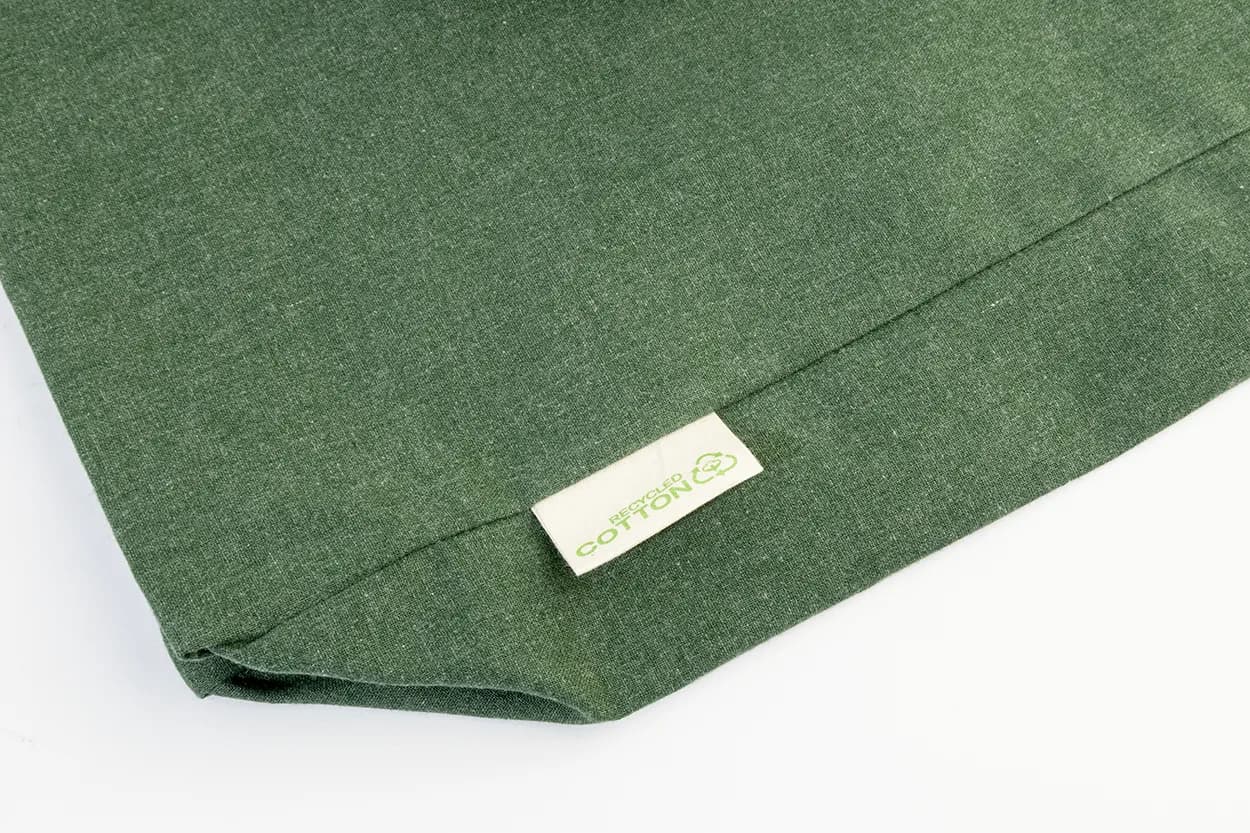 Einkaufstasche aus recycelter Baumwolle - Guspex Hue - grün (-07)