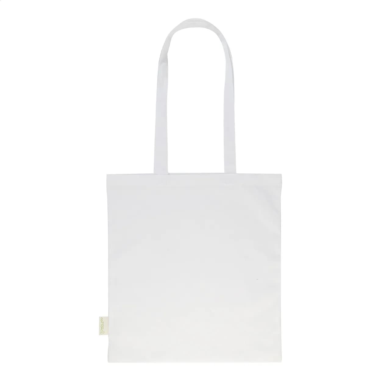 Einkaufstasche aus recycelter Baumwolle - Totepex Hue - weiß (-01)