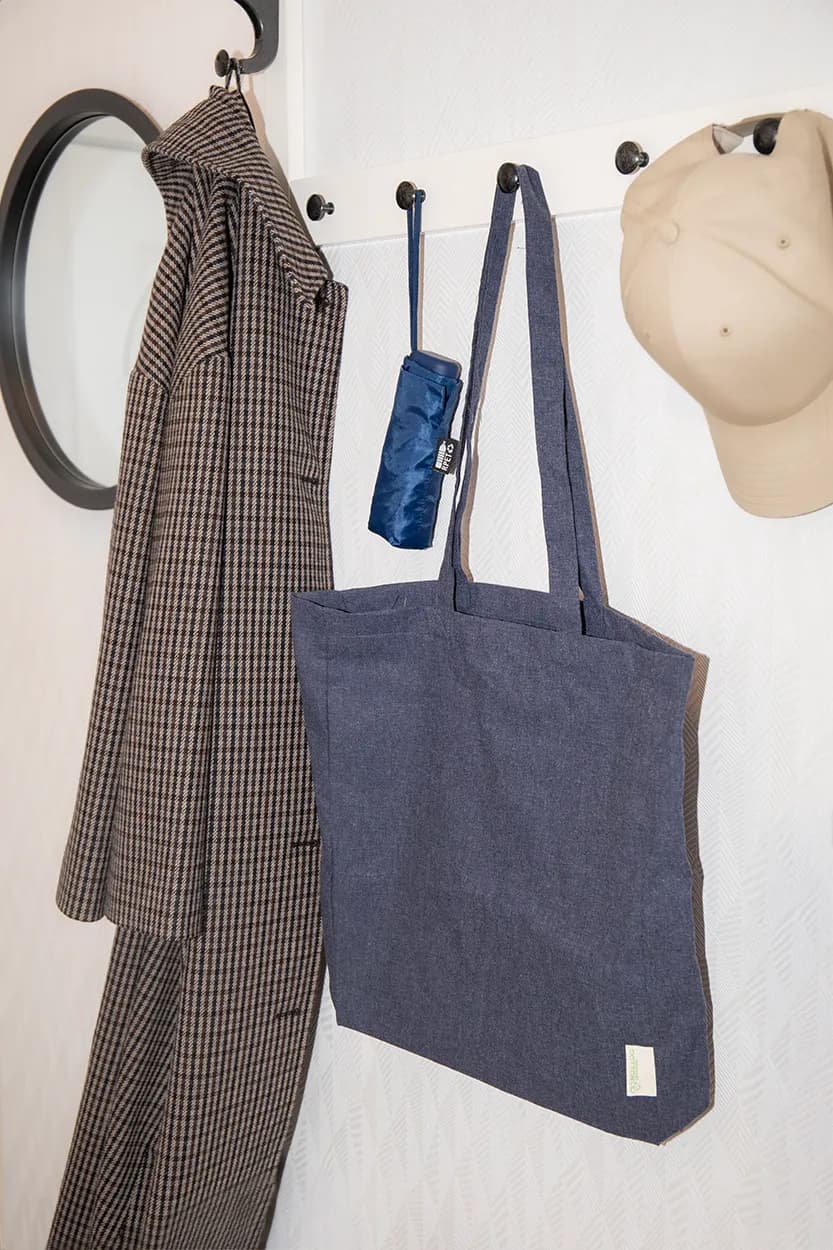 Einkaufstasche aus recycelter Baumwolle - Totepex Hue - dunkelblau (-06A)