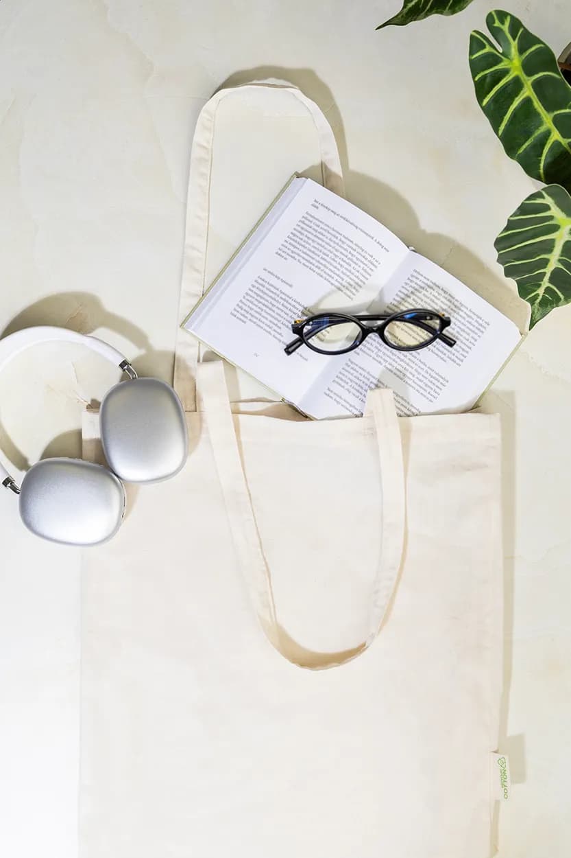 Einkaufstasche aus recycelter Baumwolle - Totepex - natur (-00)