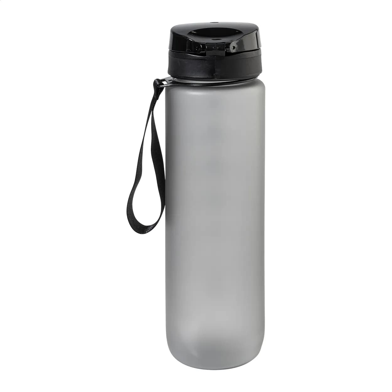 RPET Flasche mit Motivationsanzeige - Sipcount - schwarz (-10)