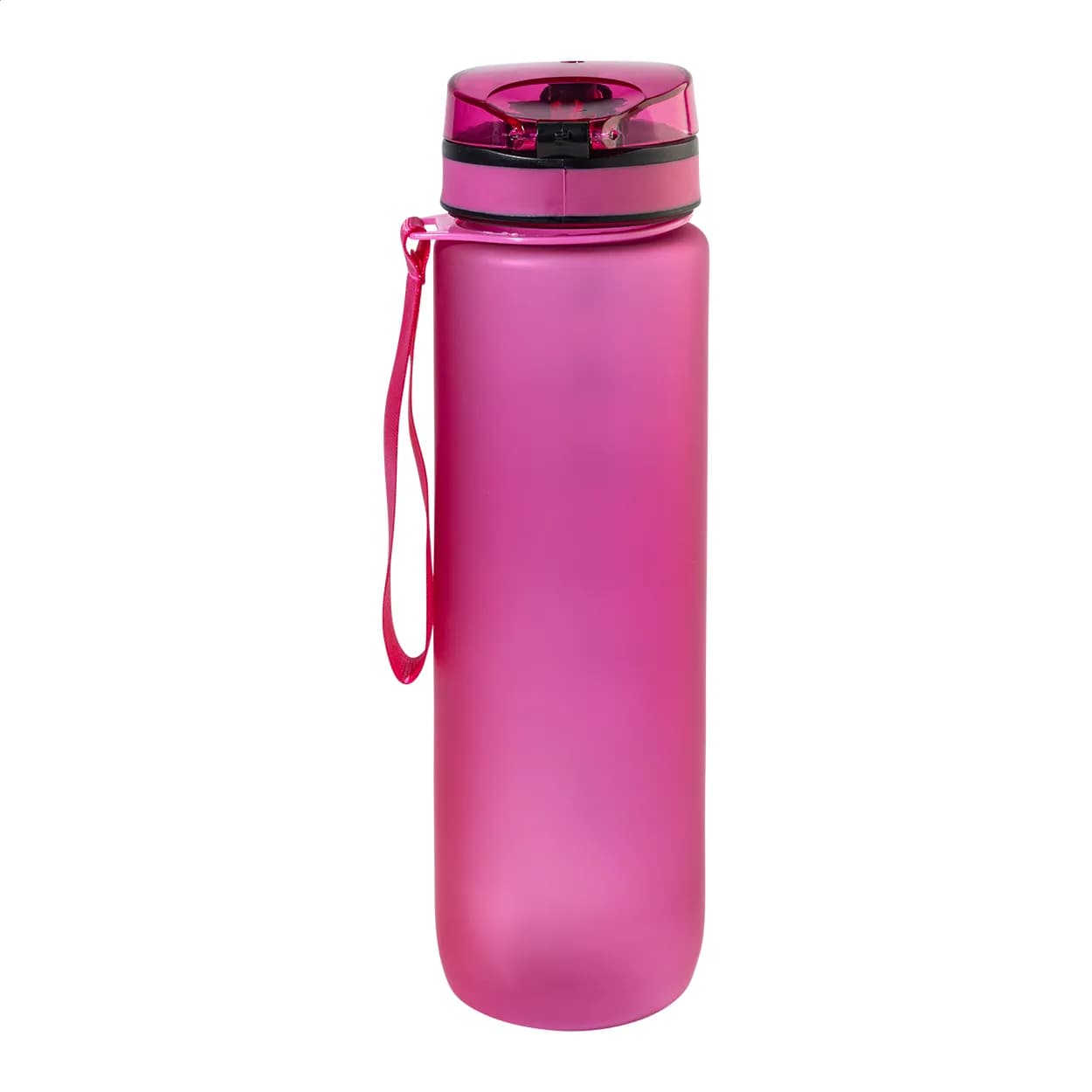 RPET Flasche mit Motivationsanzeige - Sipcount - pink (-25)
