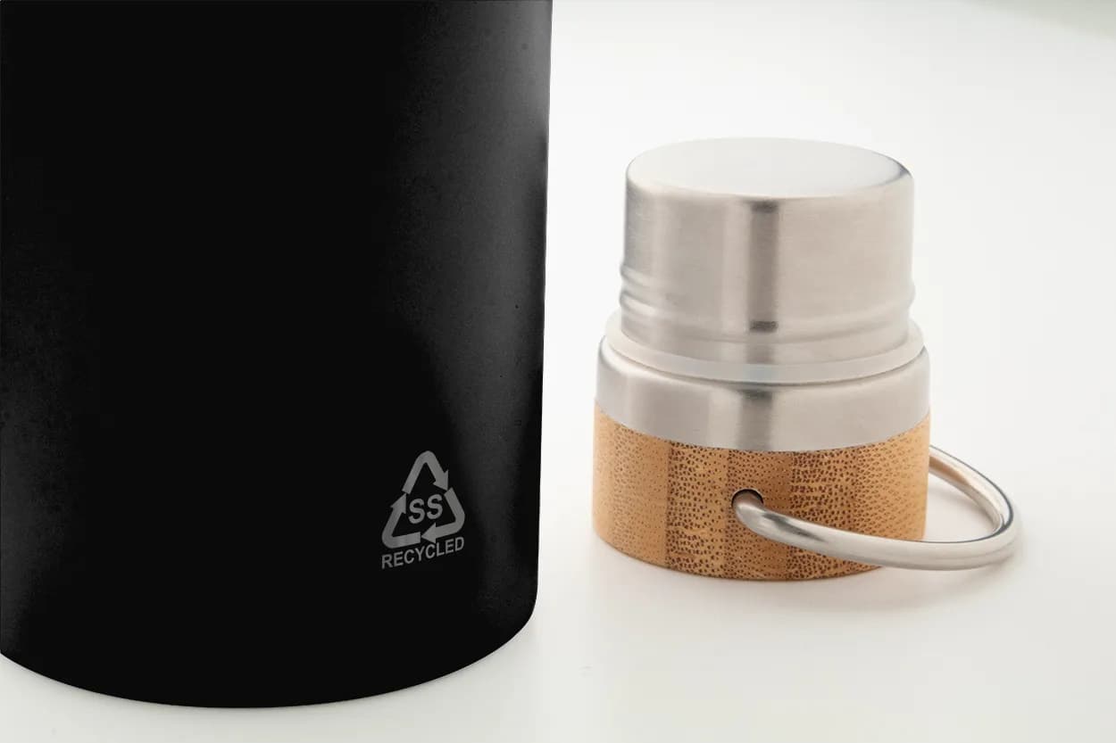 Isolierflasche - Ressobo - schwarz (-10)