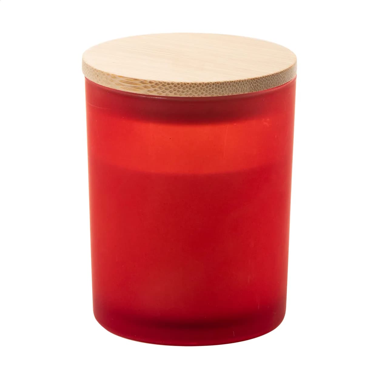 Kerze, Vanille - Daizu - rot (-05)