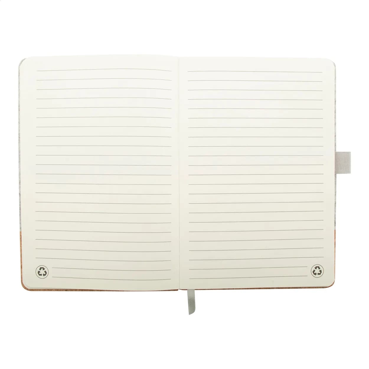 RPET Notizbuch - Corfel - grau (-77)