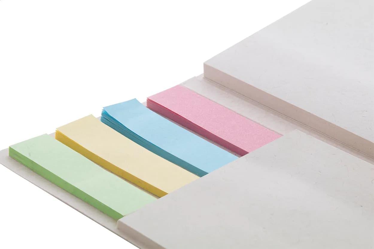 Haftnotizblock aus Milchkarton - Relact Stick - weiß (-01)