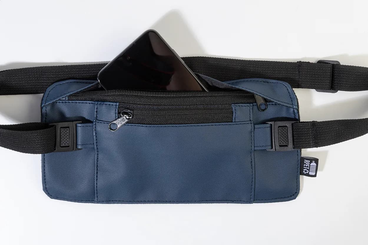 RPET-Gürteltasche - Hippu - blau (-06)
