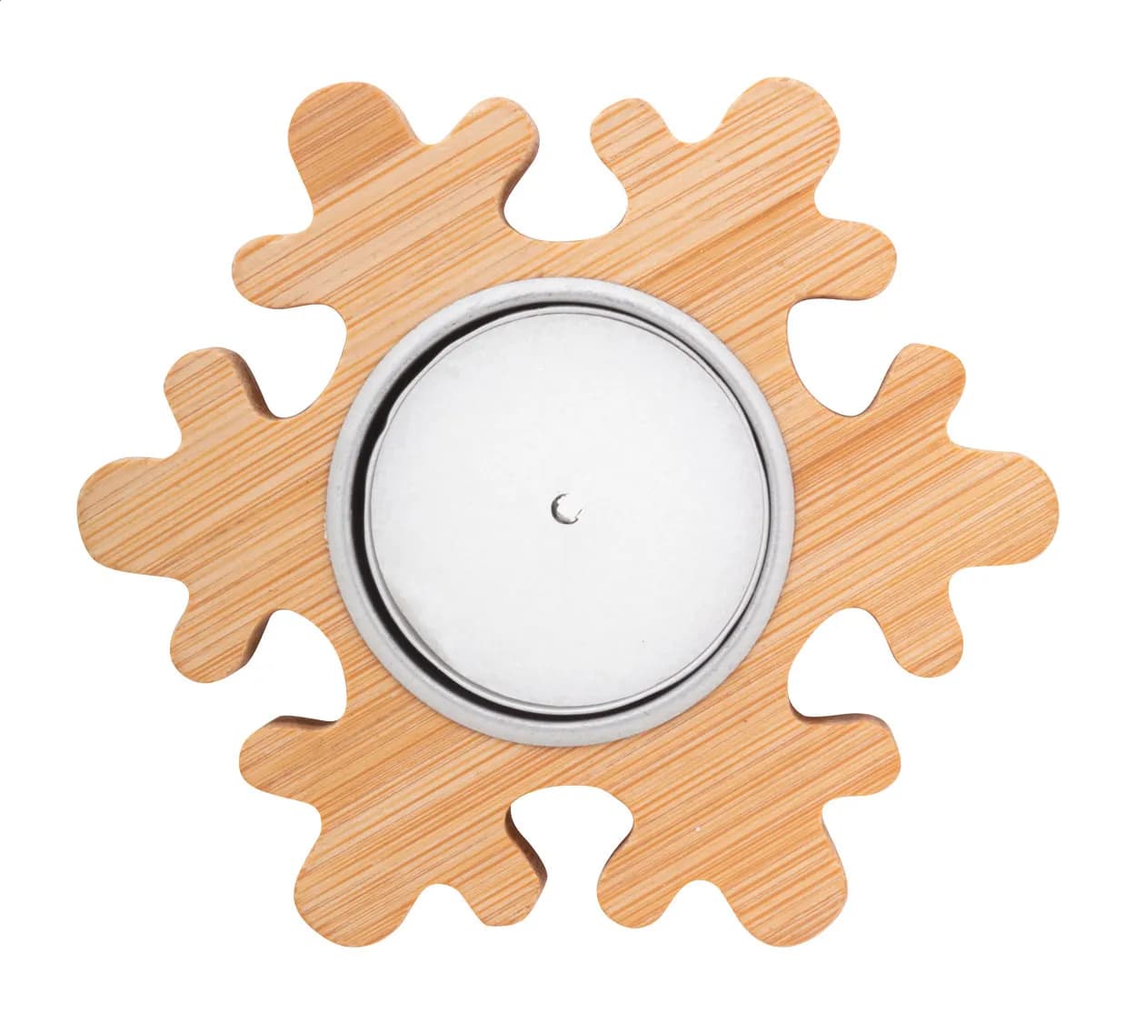 Weihnachtskerze, Stern - Rognan - natur (-B)