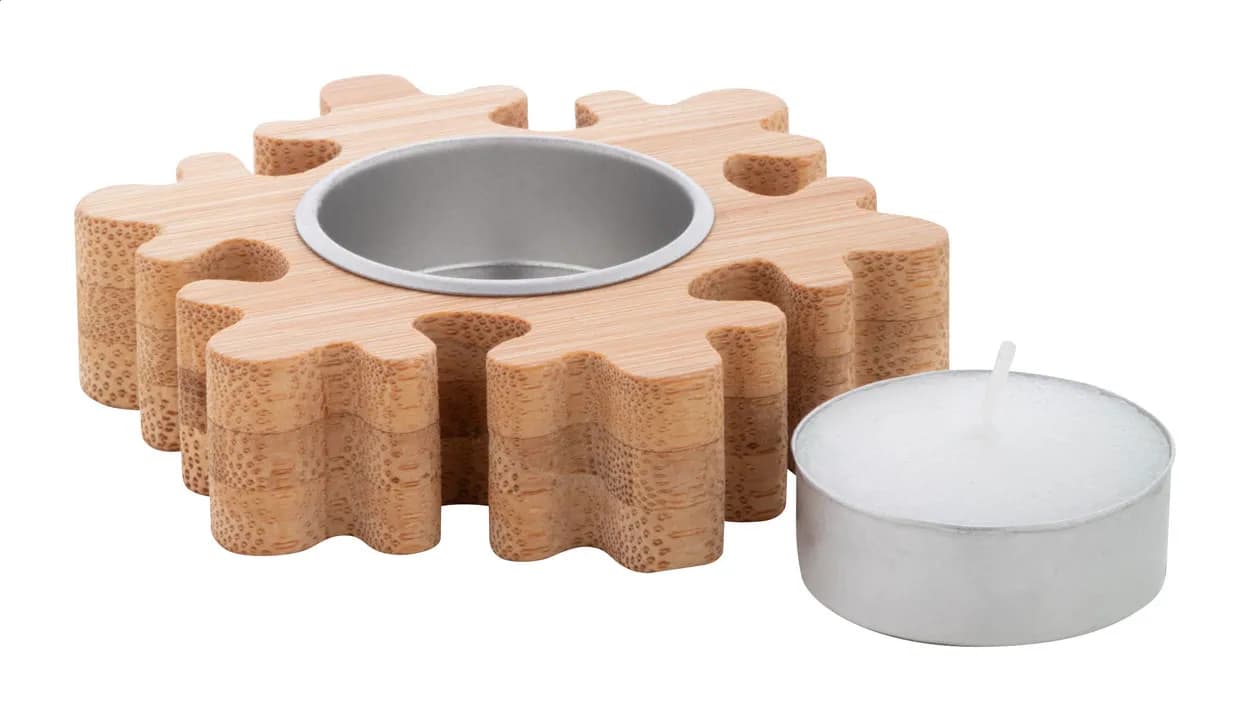 Weihnachtskerze, Stern - Rognan - natur (-B)