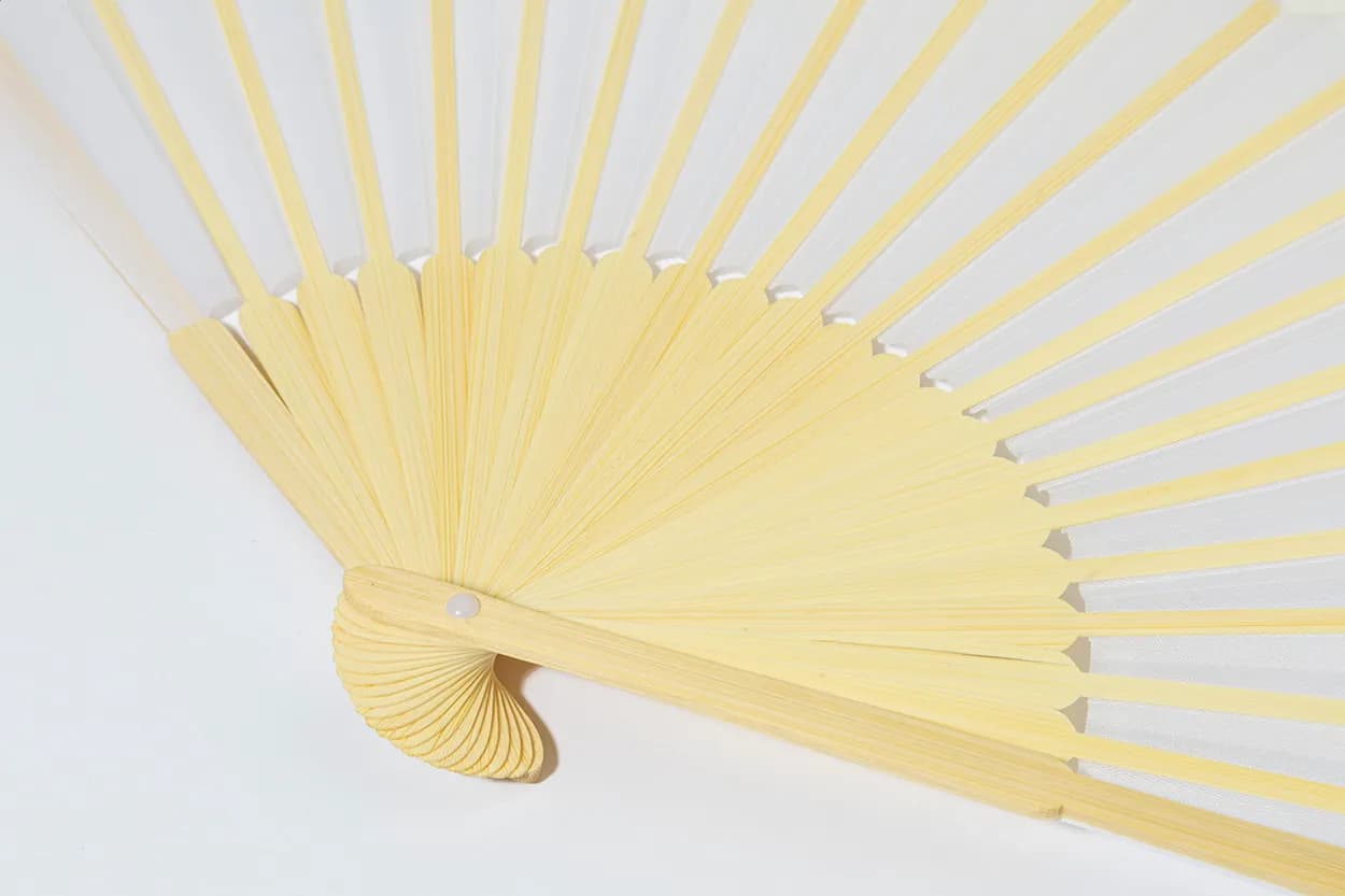 RPET Handfächer - Repper - weiß (-01)