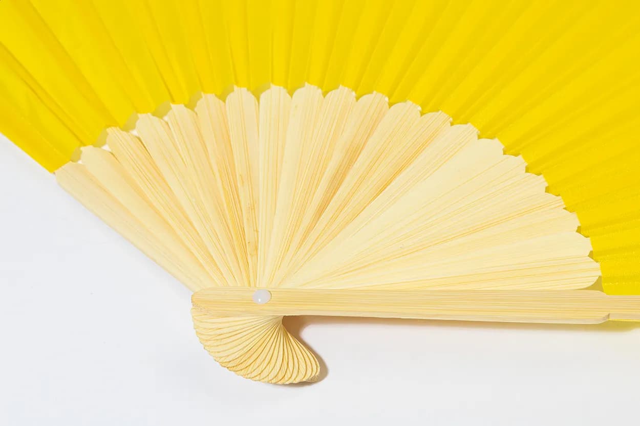 RPET Handfächer - Repper - gelb (-02)