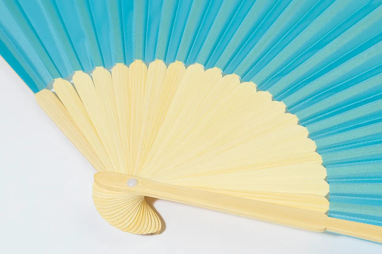 RPET Handfächer - Repper - hellblau (-06V)