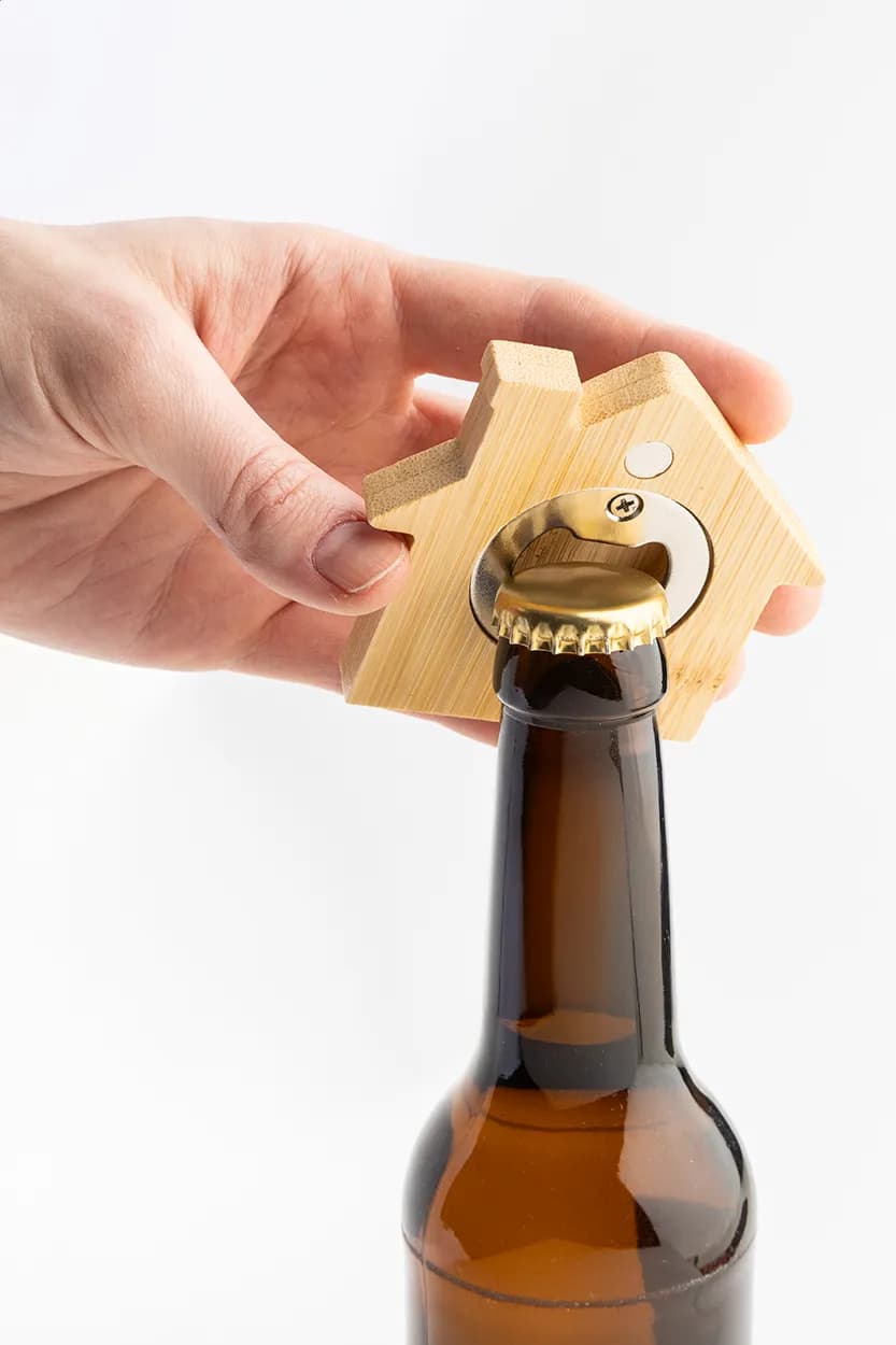 Kühlschrankmagnet mit Flaschenöffner - CasaPivo - natur
