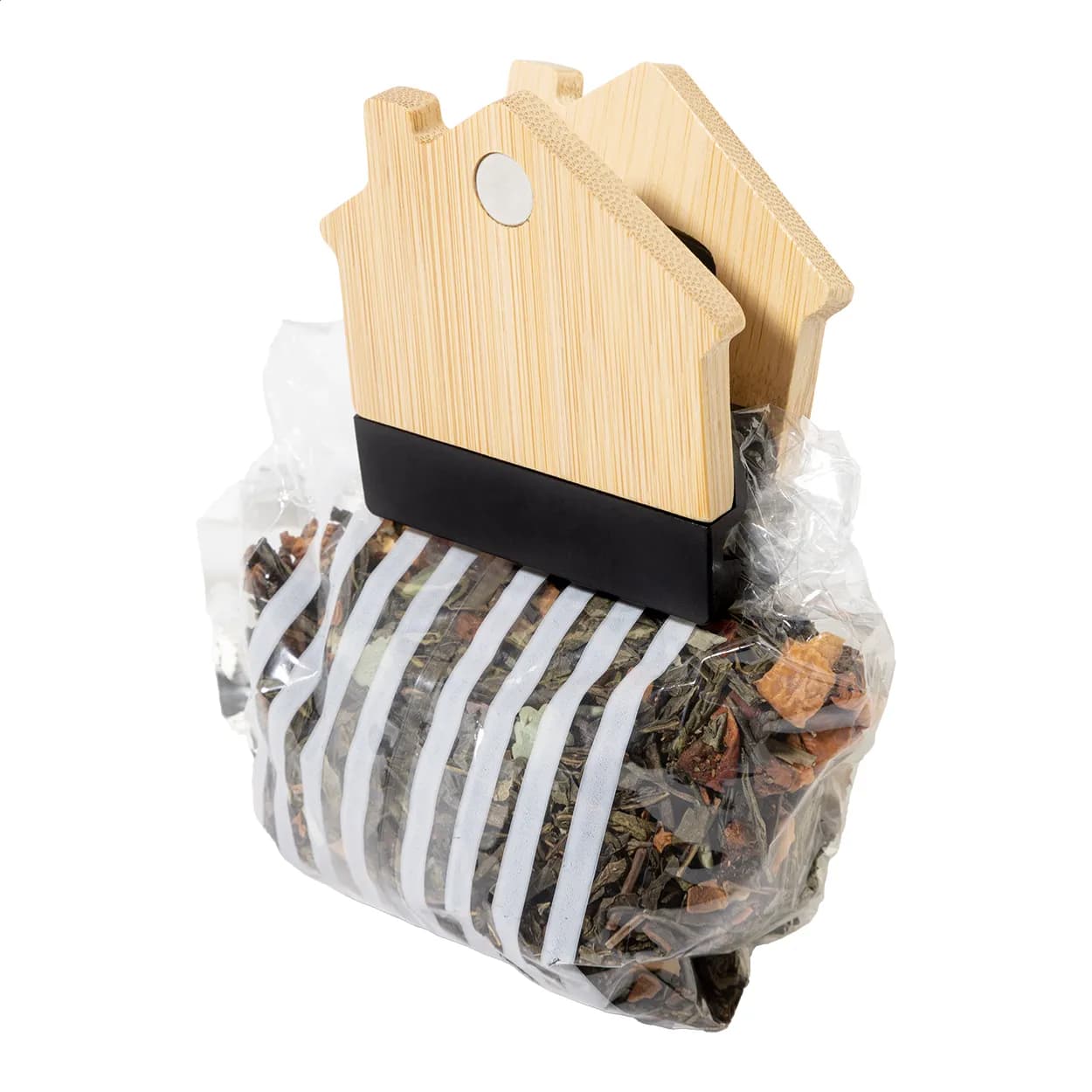 Kühlschrankmagnet mit Notizklammer - CasaClip - natur