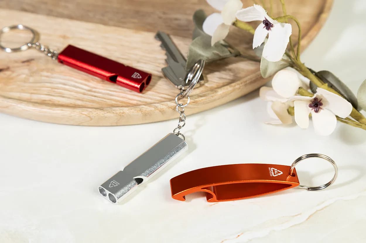 Flaschenöffner/Schlüsselanhänger - Ellopi - orange (-03)