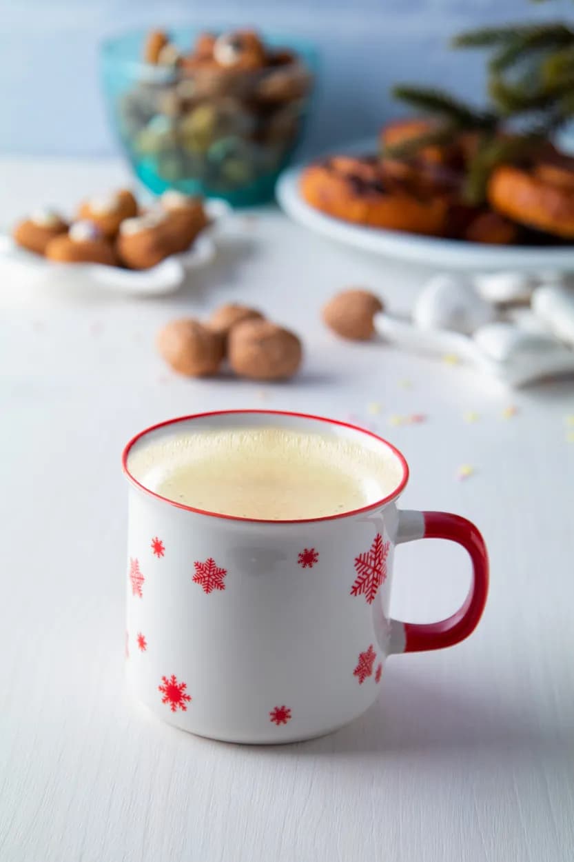 Vintage Weihnachtstasse - Nakkala - rot (-05)