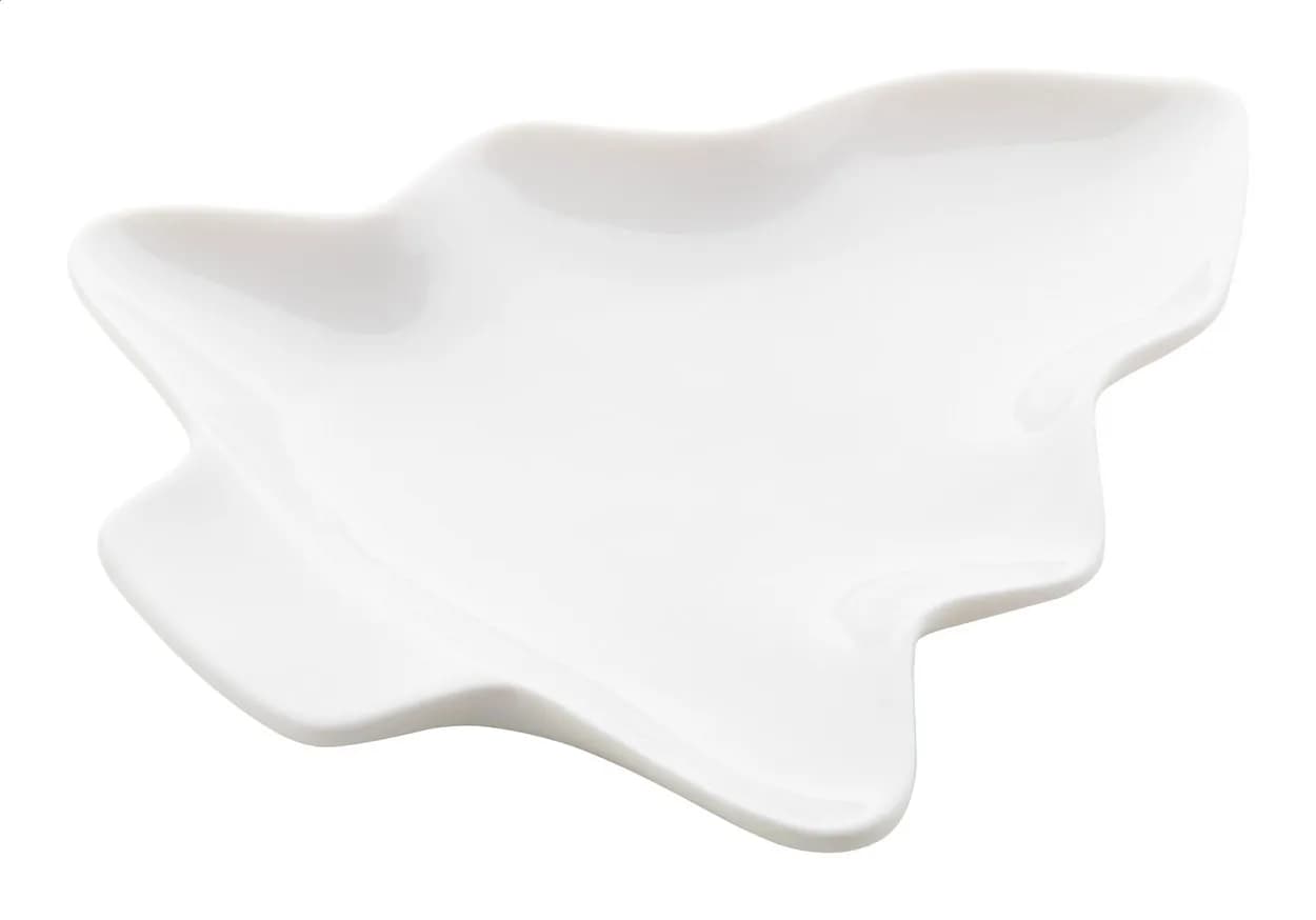 Weihnachts-Snackschale, Weihnachtsbaum - Jokkmokk - weiß (-A)