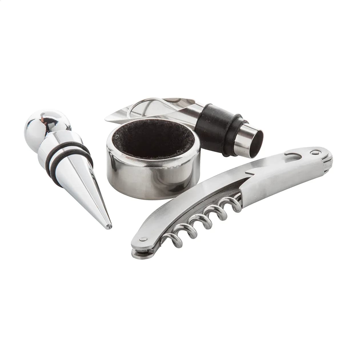 Weinset - Moristel - silber