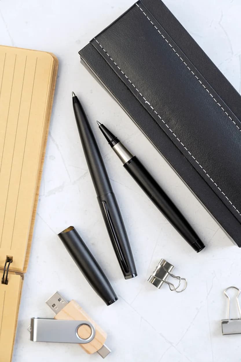 Schreibset - Marmande - schwarz