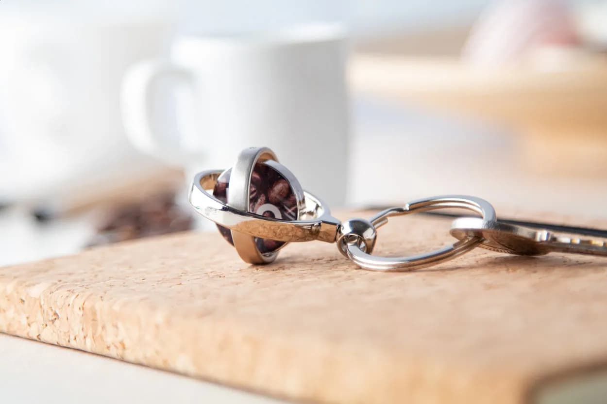 Schlüsselanhänger - Carousal - silber